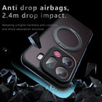 For Oppo Find X9 Pro 5G Matte Skin-touch Magnetic Case 360° Rotating Kickstand Shockproof TPU + PC Phone Cover