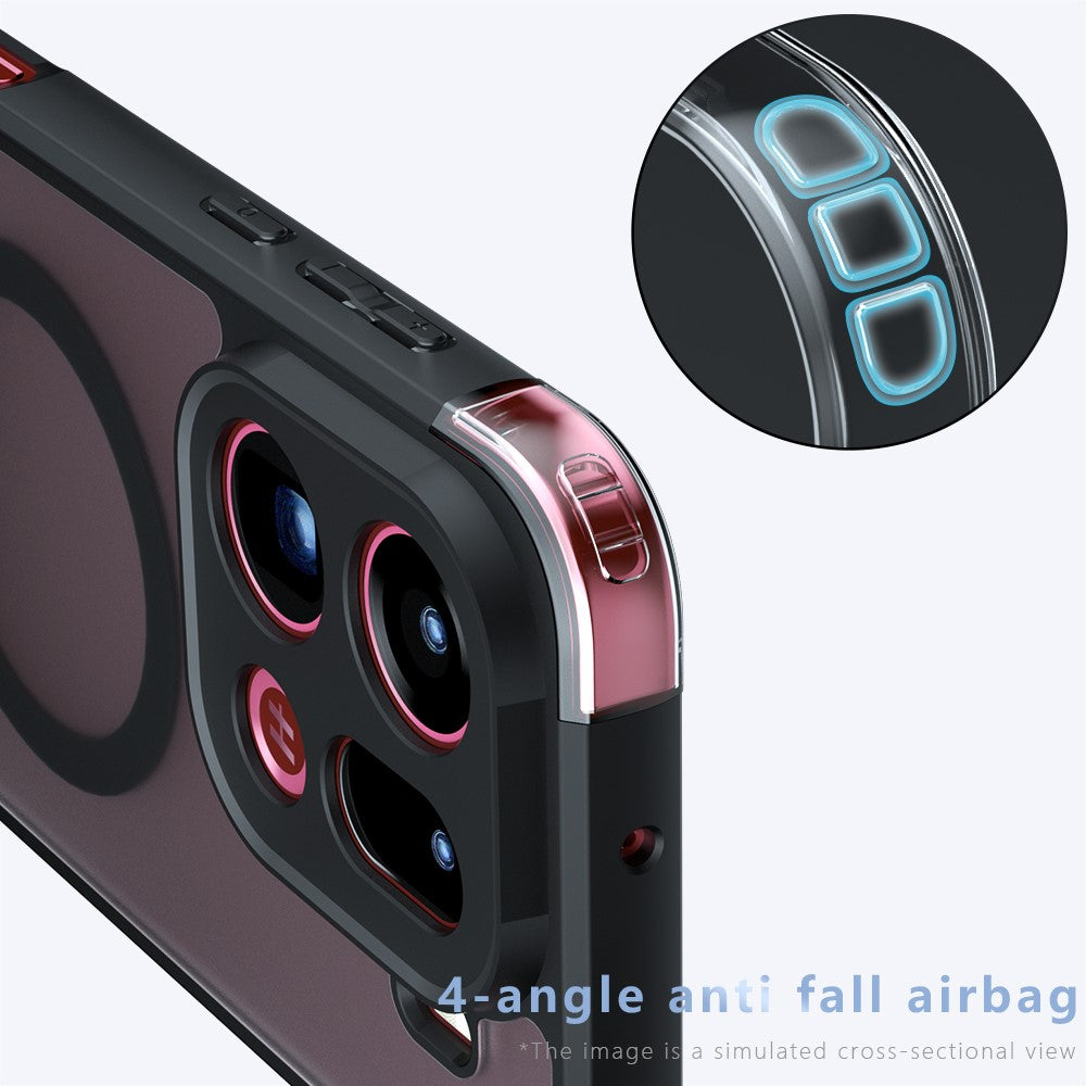 For Oppo Find X9 Pro 5G Matte Skin-touch Magnetic Case 360° Rotating Kickstand Shockproof TPU + PC Phone Cover