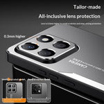 For  Honor 400 Smart 4G  /  400 Smart 5G  /  X7d 5G Phone Case Aluminium Alloy TPU PC Back Cover
