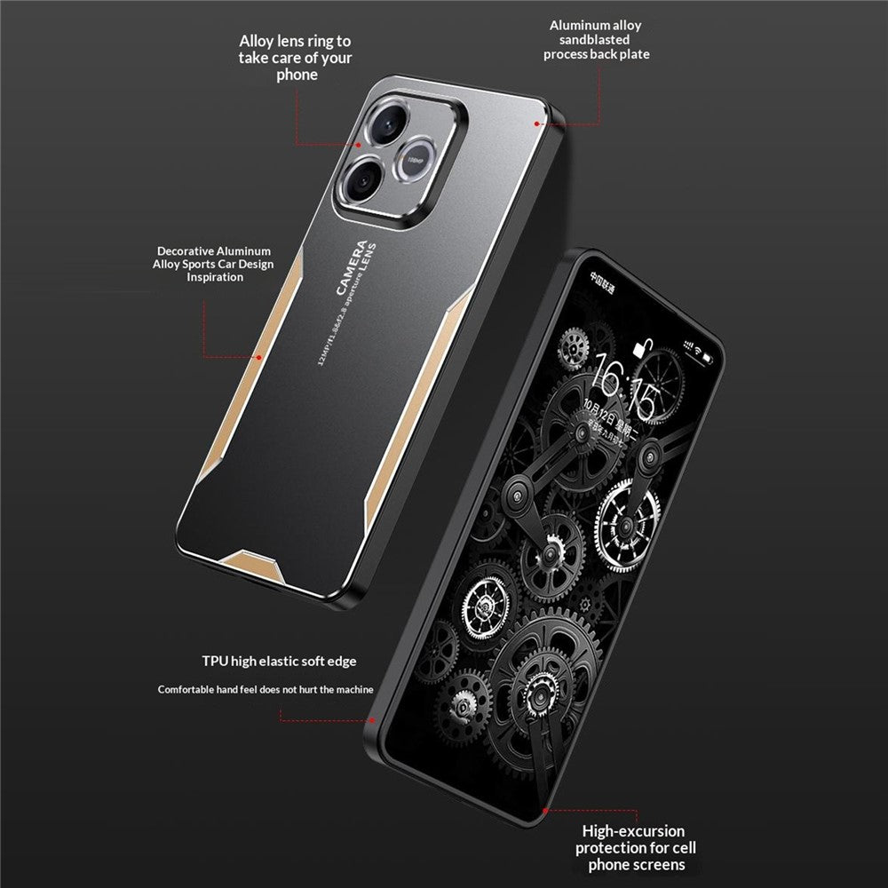 For Honor X80i 5G Phone Case Aluminium Alloy TPU PC Back Cover