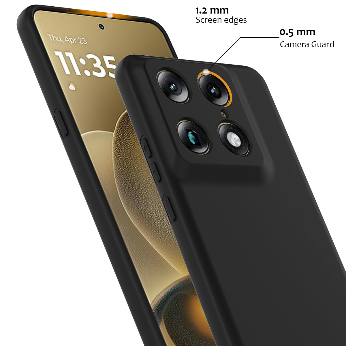 Motorola Signature 5G / Motorola Moto X70 Air Pro 5G / Motorola Edge 70 Ultra 5G magnetisk, faldsikkert mobilskal af flydende silikone med rem