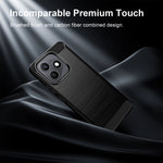 WANLONFENG for Honor X8d 4G Case with Screen Film LS Series Big Lens Hole Brushed Texture TPU Phone Cover