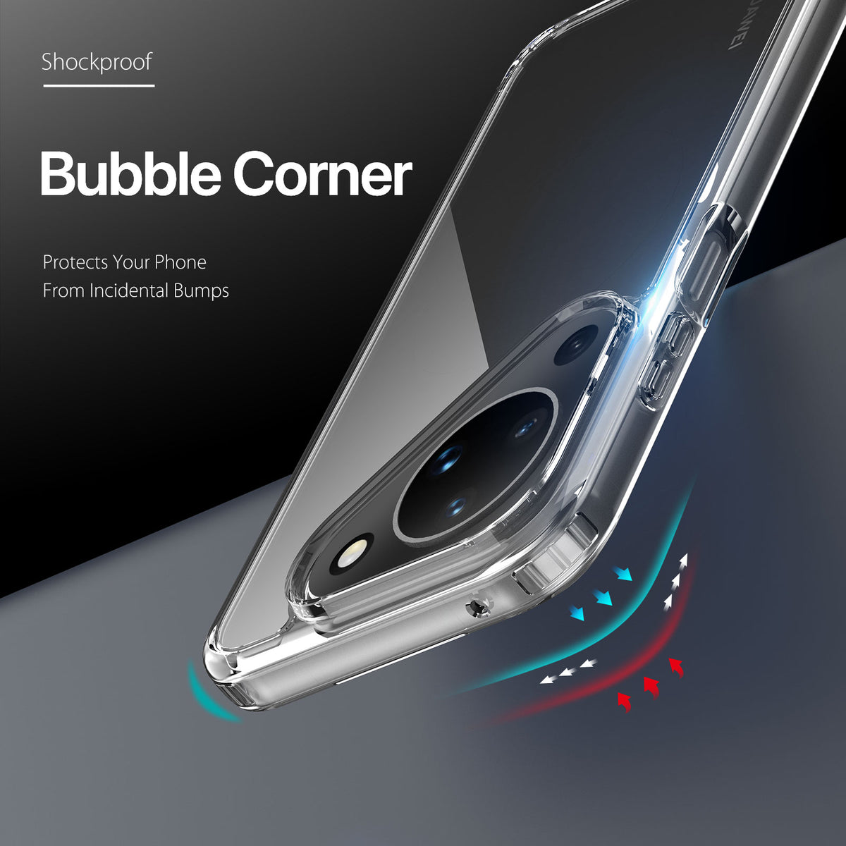 DUX DUCIS for Huawei Pura 90 Clin Series Clear Phone Case TPU + PC Anti-drop Back Cover