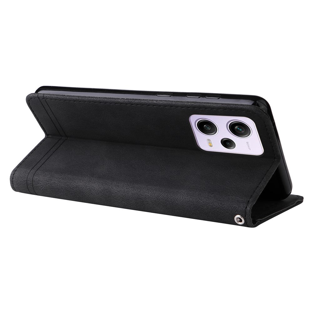 For Xiaomi Redmi Note 12 Pro+ 5G Leather Wallet Cases Skin Touch Phone Cover Stand with Strap