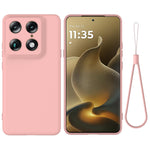 For Motorola Signature 5G / Motorola Moto X70 Air Pro 5G / Motorola Edge 70 Ultra 5G Liquid Silicone Case Phone Back Cover with Hand Strap