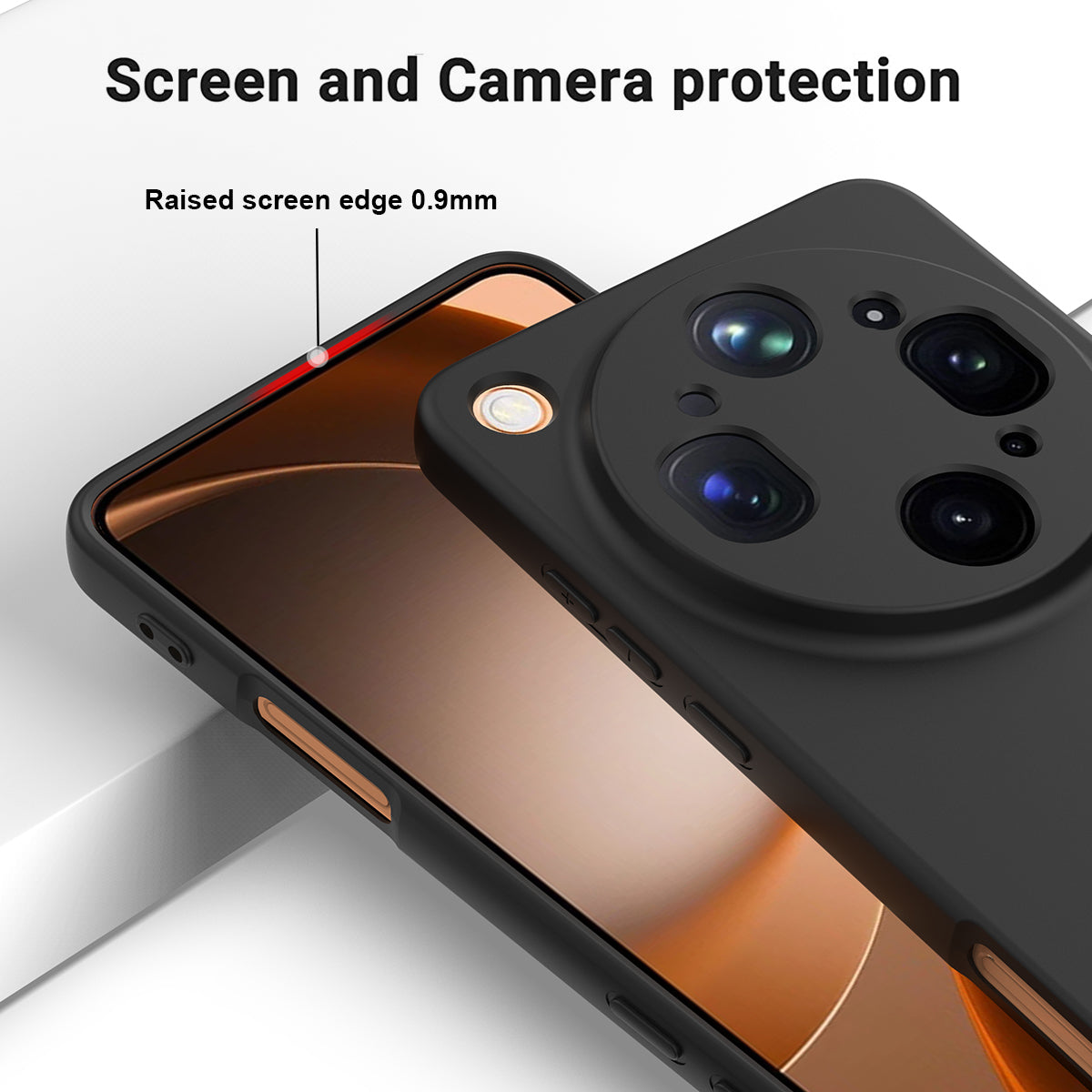 For Oppo Find X9 Ultra 5G Liquid Silicone Case Phone Back Cover with Hand Strap