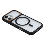 Magnetiskt skal för iPhone 16 Plus, stort fönster, stötsäkert TPU + PC-fodral