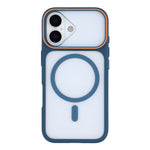Magnetiskt skal för iPhone 16 Plus, stort fönster, stötsäkert TPU + PC-fodral