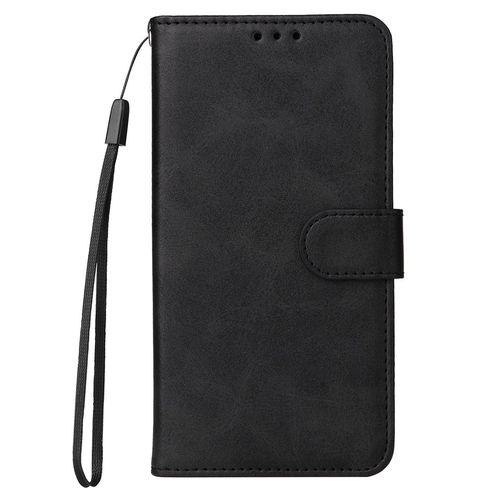 Xiaomi Redmi Note 12 Pro+ 5G Plånboksfodral i PU-läder med kalvstruktur, vikbart stativ, magnetisk stängning, mobilfodral med rem
