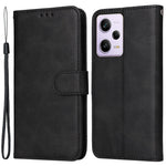Xiaomi Redmi Note 12 Pro+ 5G Plånboksfodral i PU-läder med kalvstruktur, vikbart stativ, magnetisk stängning, mobilfodral med rem