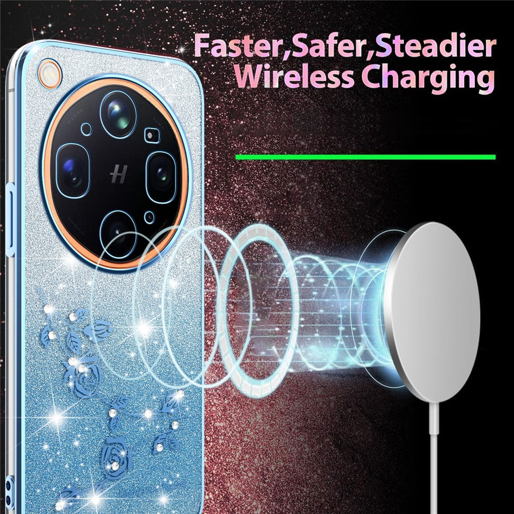 KADEM For Oppo Find X9 Ultra 5G Phone Case Flower TPU Flexible Gradient Phone Cover