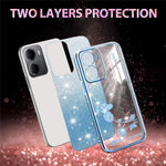 KADEM For Xiaomi Redmi 15a 5G Phone Case Flower TPU Flexible Gradient Phone Cover