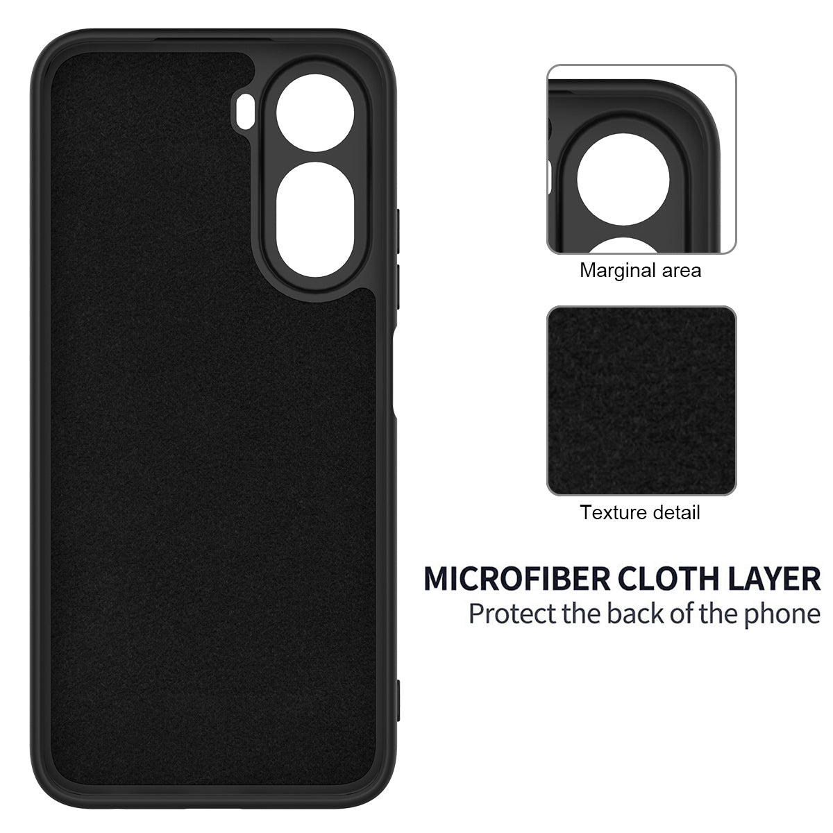 For Xiaomi Poco C81 Pro 4G Liquid Silicone Case Phone Back Cover with Hand Strap