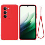 For Xiaomi Poco M8s 5G / Xiaomi Redmi Note 15R / Xiaomi Redmi 15 4G (169mm) Liquid Silicone Case Phone Back Cover with Hand Strap