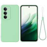 For Xiaomi Poco M8s 5G / Xiaomi Redmi Note 15R / Xiaomi Redmi 15 4G (169mm) Liquid Silicone Case Phone Back Cover with Hand Strap