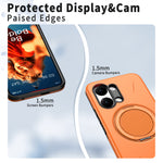 For Xiaomi Poco X8 Pro Max 5G / Xiaomi Redmi Turbo 5 Max 5G Magnetic Case Rotating Kickstand TPU + PC Phone Cover