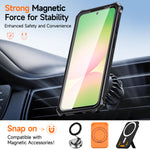 Samsung Galaxy A27 5G / Galaxy A36 5G / Galaxy A56 5G / Galaxy A37 5G Magnetiskt Skal TPU + PC Stativ mobilskal Fallskydd