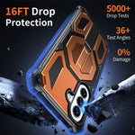 Samsung Galaxy A27 5G / Galaxy A36 5G / Galaxy A56 5G / Galaxy A37 5G magnetisk TPU + PC-stativcover til mobil, faldsikring