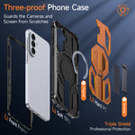 For Samsung Galaxy A27 5G / Galaxy A36 5G / Galaxy A56 5G / Galaxy A37 5G Magnetic Case TPU + PC Kickstand Phone Cover Drop Protection