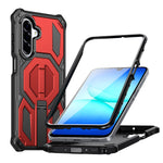 Samsung Galaxy A17 4G / Galaxy A16 5G / Galaxy A16 4G / Galaxy A26 5G / Galaxy A17 5G magnetisk TPU + PC-mobilcover med stativ og stødabsorbering
