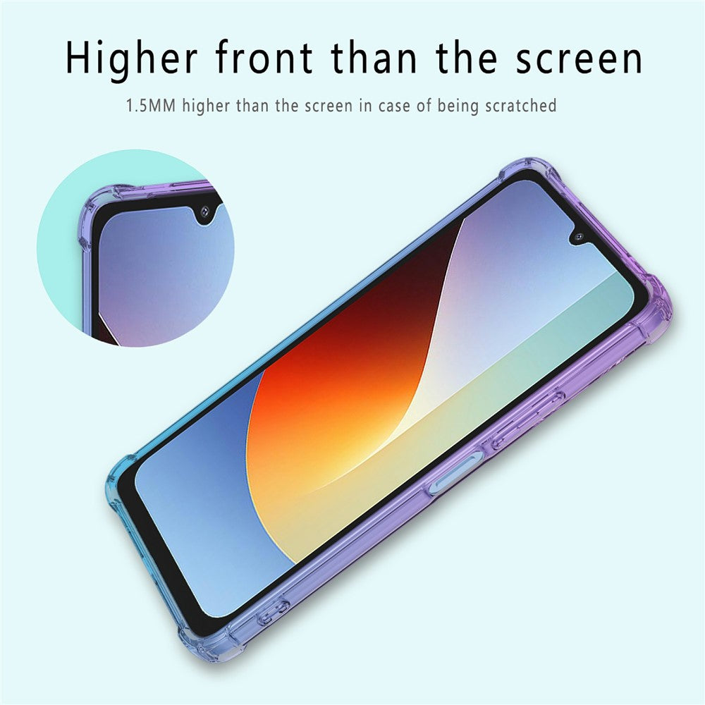 Gradient Color Case for Xiaomi Poco C85x 5G / Redmi A7 Pro 4G (171.56mm) / Redmi A7 Pro 5G TPU Anti-Drop Phone Cover