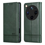AZNS For Oppo Find X9 Ultra 5G Case Cowhide Texture PU Leather Wallet Phone Cover