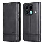 AZNS For Oppo Find X9s Pro 5G Case Cowhide Texture PU Leather Wallet Phone Cover