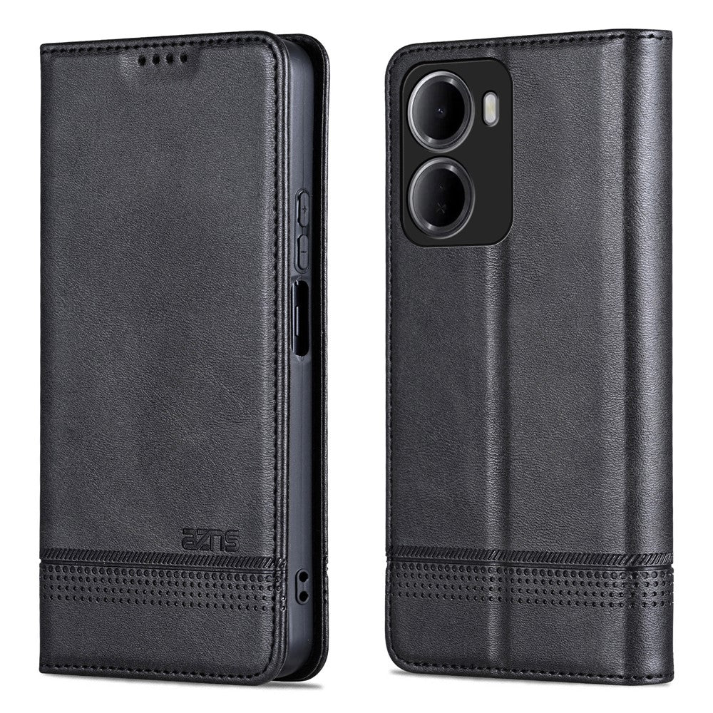 AZNS For Xiaomi Redmi 15a 5G  /  R70 5G  /  R70m 5G Case Cowhide Texture PU Leather Wallet Phone Cover