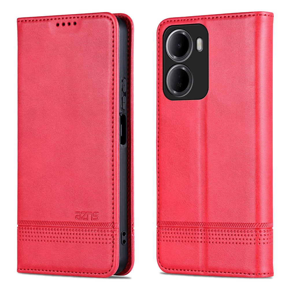 AZNS For Xiaomi Redmi 15a 5G  /  R70 5G  /  R70m 5G Case Cowhide Texture PU Leather Wallet Phone Cover