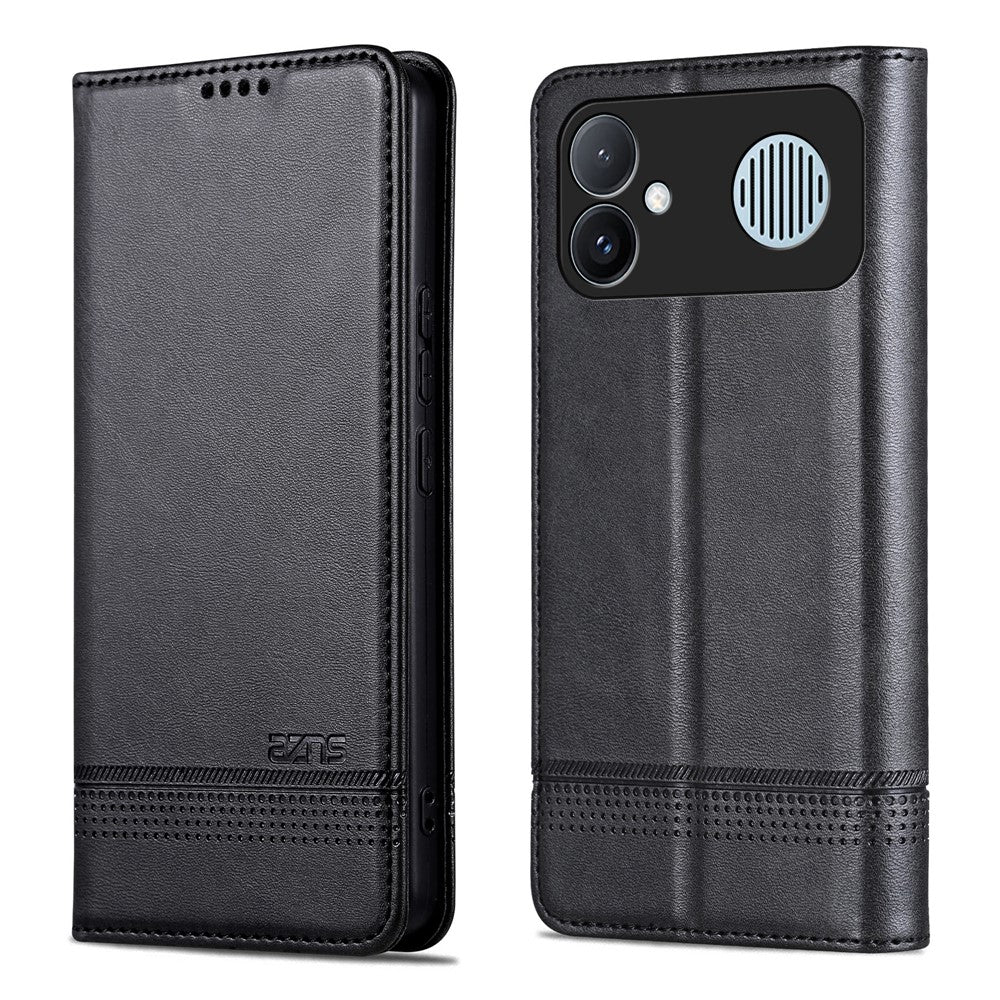 AZNS For Xiaomi Redmi K90 Max 5G Case Cowhide Texture PU Leather Wallet Phone Cover