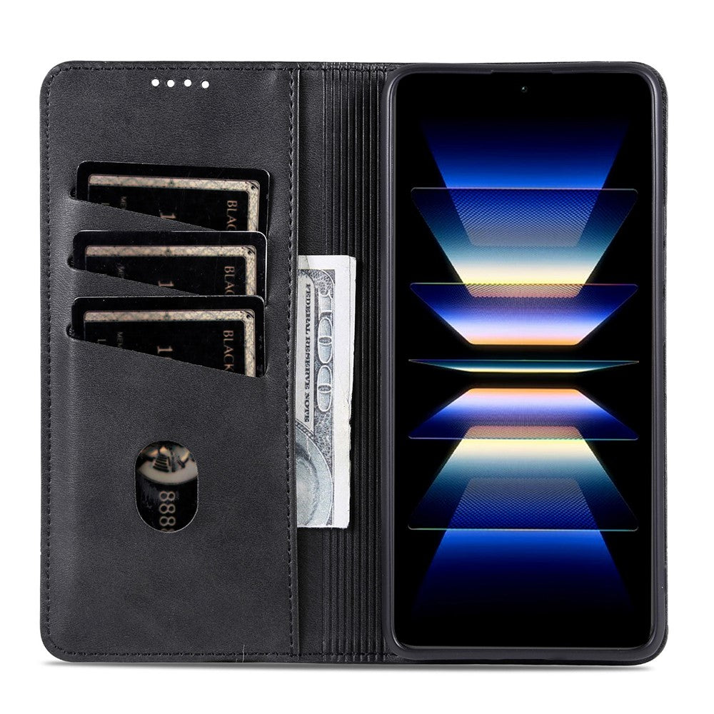 AZNS For Xiaomi Redmi K90 Max 5G Case Cowhide Texture PU Leather Wallet Phone Cover