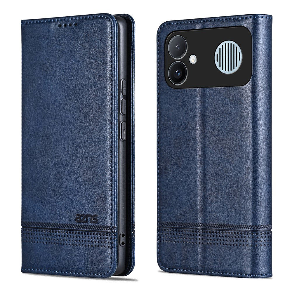 AZNS For Xiaomi Redmi K90 Max 5G Case Cowhide Texture PU Leather Wallet Phone Cover