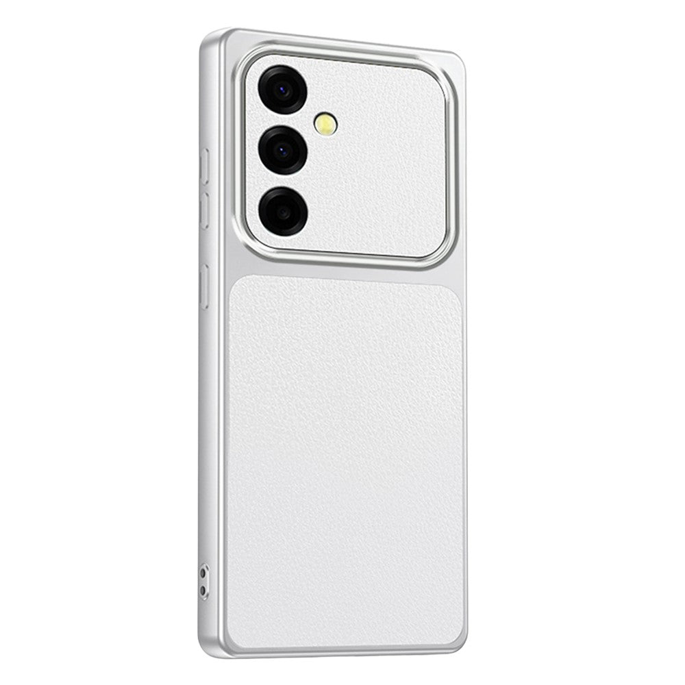 Samsung Galaxy A37 5G-skal med fårskinnsstruktur, läderbelagt TPU-mobilskal med exakta kamerautskärningar