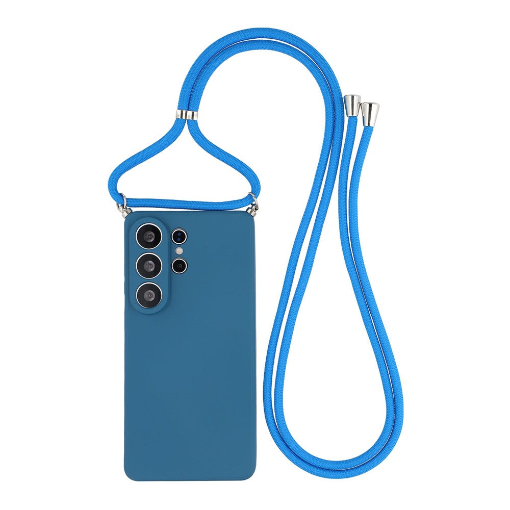 Samsung Galaxy S26 Ultra-skal Flexibelt TPU-fiberfoder Stötdämpande axelbandsskydd