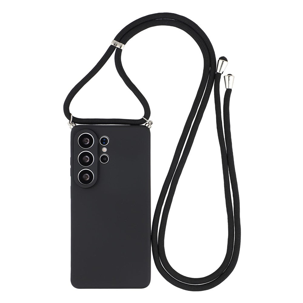 Samsung Galaxy S26 Ultra-skal Flexibelt TPU-fiberfoder Stötdämpande axelbandsskydd