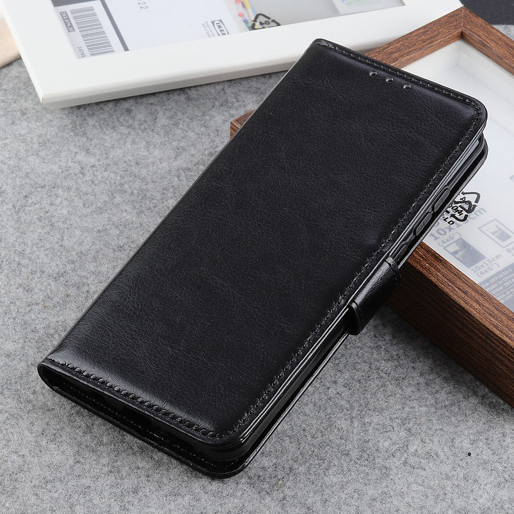 For Xiaomi 17T Case Crazy Horse Texture PU Leather Phone Stand Cover