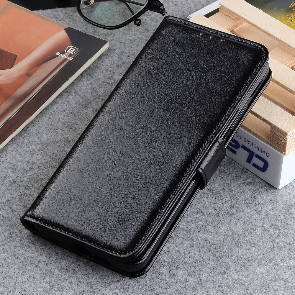 For Xiaomi 17T Pro Case Crazy Horse Texture PU Leather Phone Stand Cover