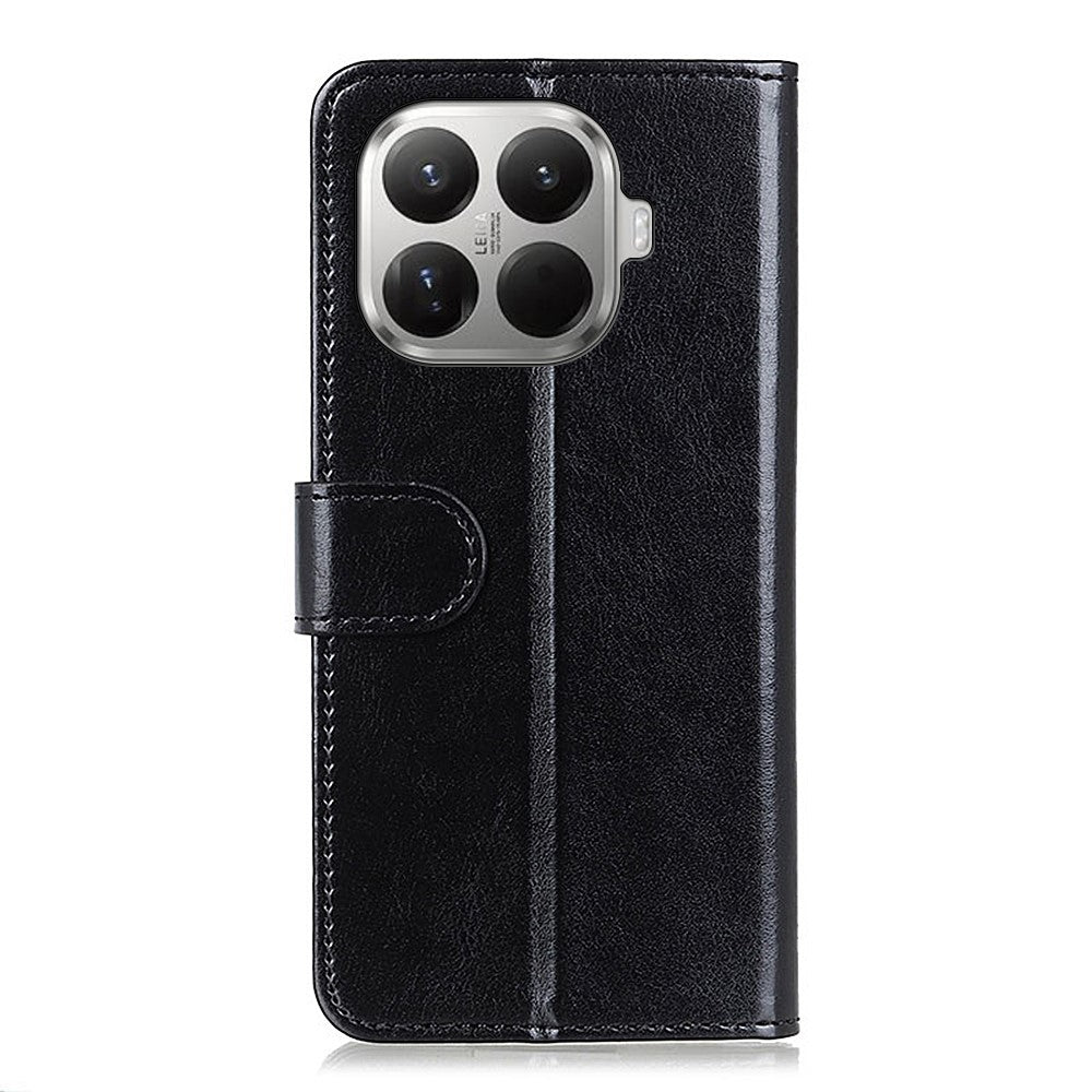 For Xiaomi 17T Pro Case Crazy Horse Texture PU Leather Phone Stand Cover