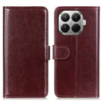 For Xiaomi 17T Pro Case Crazy Horse Texture PU Leather Phone Stand Cover