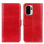 For OnePlus Ace 6 Ultra 5G Case Crazy Horse Texture PU Leather Phone Stand Cover