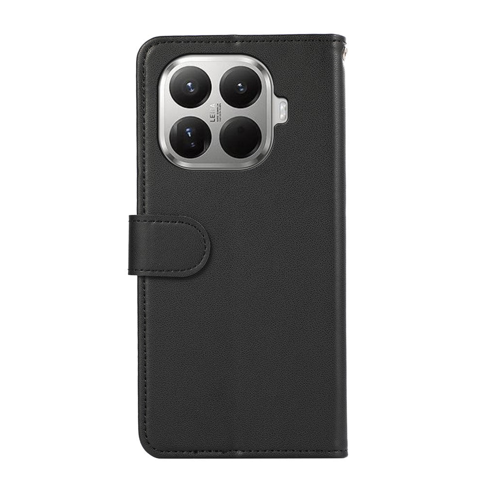 Xiaomi 17T-skal RFID-blockerande läderfodral med fällbart lock