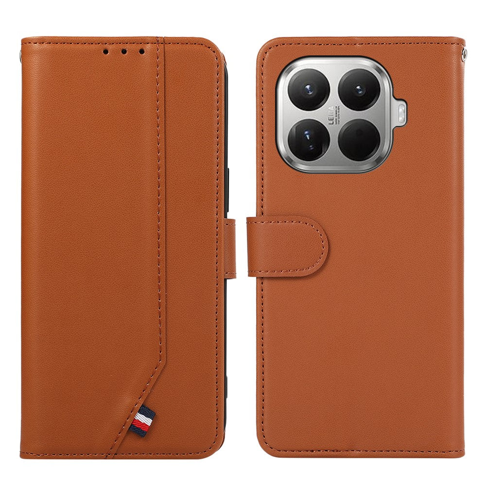 Xiaomi 17T-skal RFID-blockerande läderfodral med fällbart lock