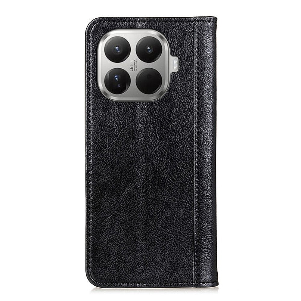 For Xiaomi 17T Pro Stand Case Split Leather Litchi Texture Wallet Phone Cover