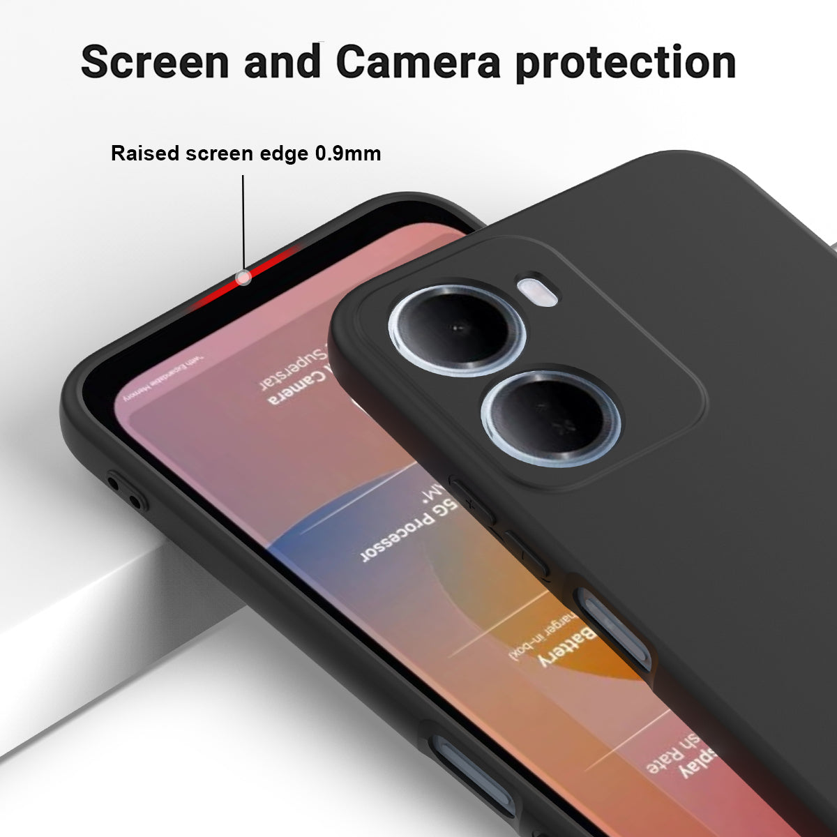 For Xiaomi Redmi R70 5G / Xiaomi Redmi R70m 5G / Xiaomi Redmi 15a 5G Liquid Silicone Case Phone Back Cover with Hand Strap