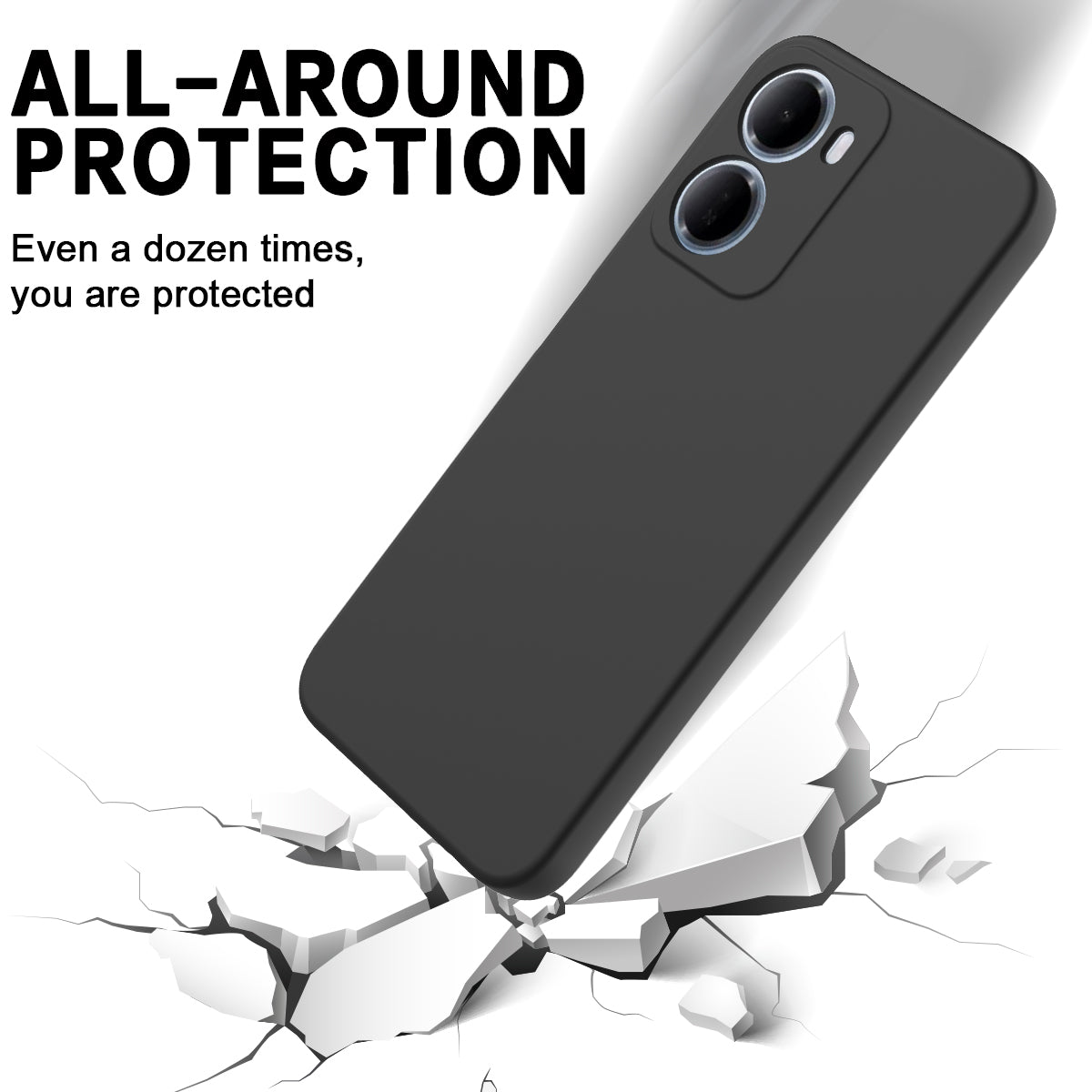 For Xiaomi Redmi R70 5G / Xiaomi Redmi R70m 5G / Xiaomi Redmi 15a 5G Liquid Silicone Case Phone Back Cover with Hand Strap