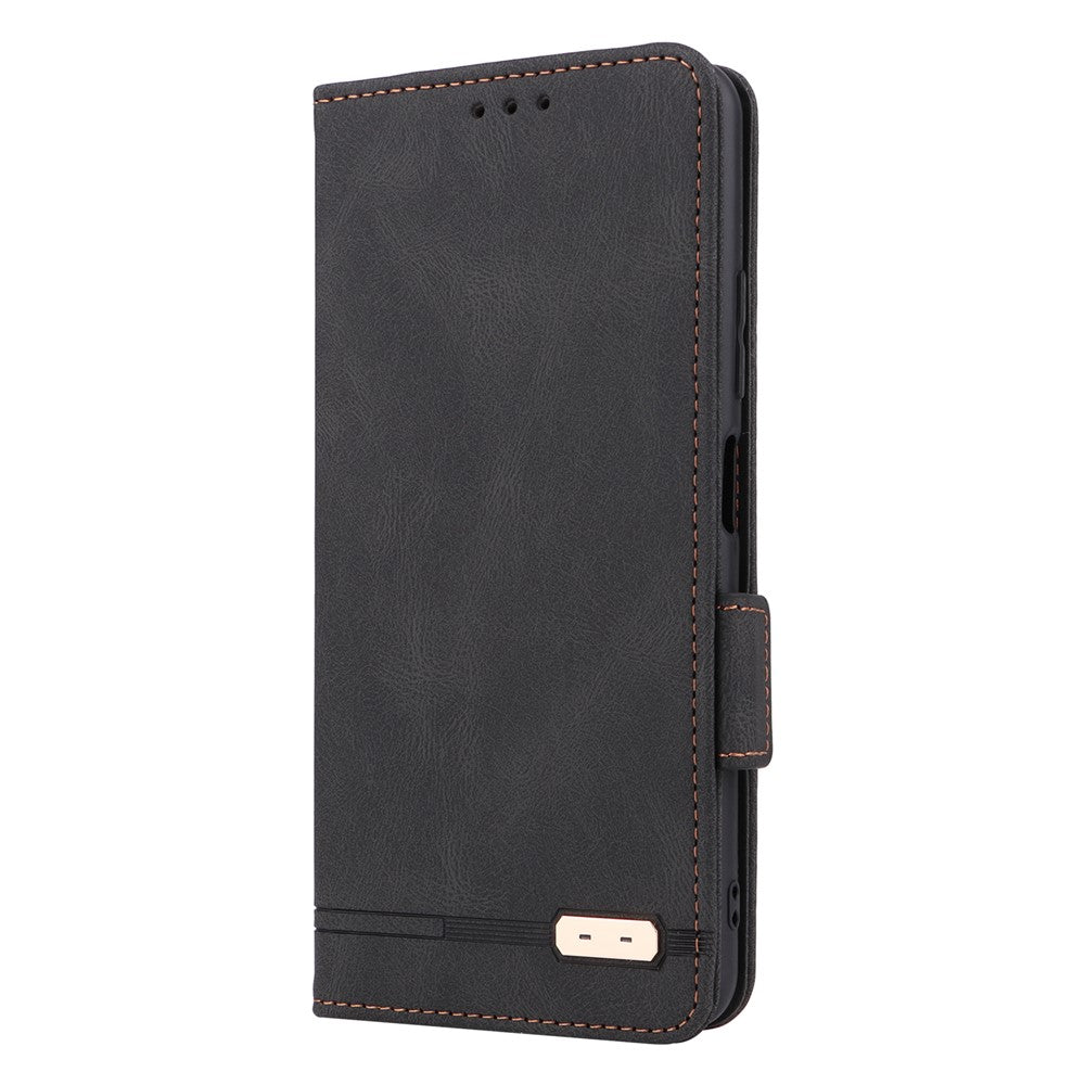 Hardware Decor Phone Case for Xiaomi Redmi Note 12 5G (Global) / (India) / (China) / Poco X5 5G , Dual Magnetic Clasp PU Leather Anti-drop Wallet Stand Phone Cover