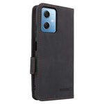Hardware Decor Phone Case for Xiaomi Redmi Note 12 5G (Global) / (India) / (China) / Poco X5 5G , Dual Magnetic Clasp PU Leather Anti-drop Wallet Stand Phone Cover
