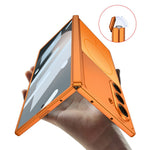 GKK For Samsung Galaxy Z Fold6 5G Magnetic Case Matte PC Phone Cover with Clear Screen Protector
