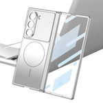 GKK For Samsung Galaxy Z Fold6 5G Magnetic Case Matte PC Phone Cover with Clear Screen Protector