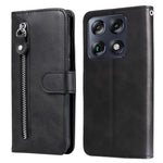 Til Motorola Moto X70 Air Pro 5G / Motorola Signature 5G PU Læderetuier med lynlåslomme Pung Telefoncover Stand